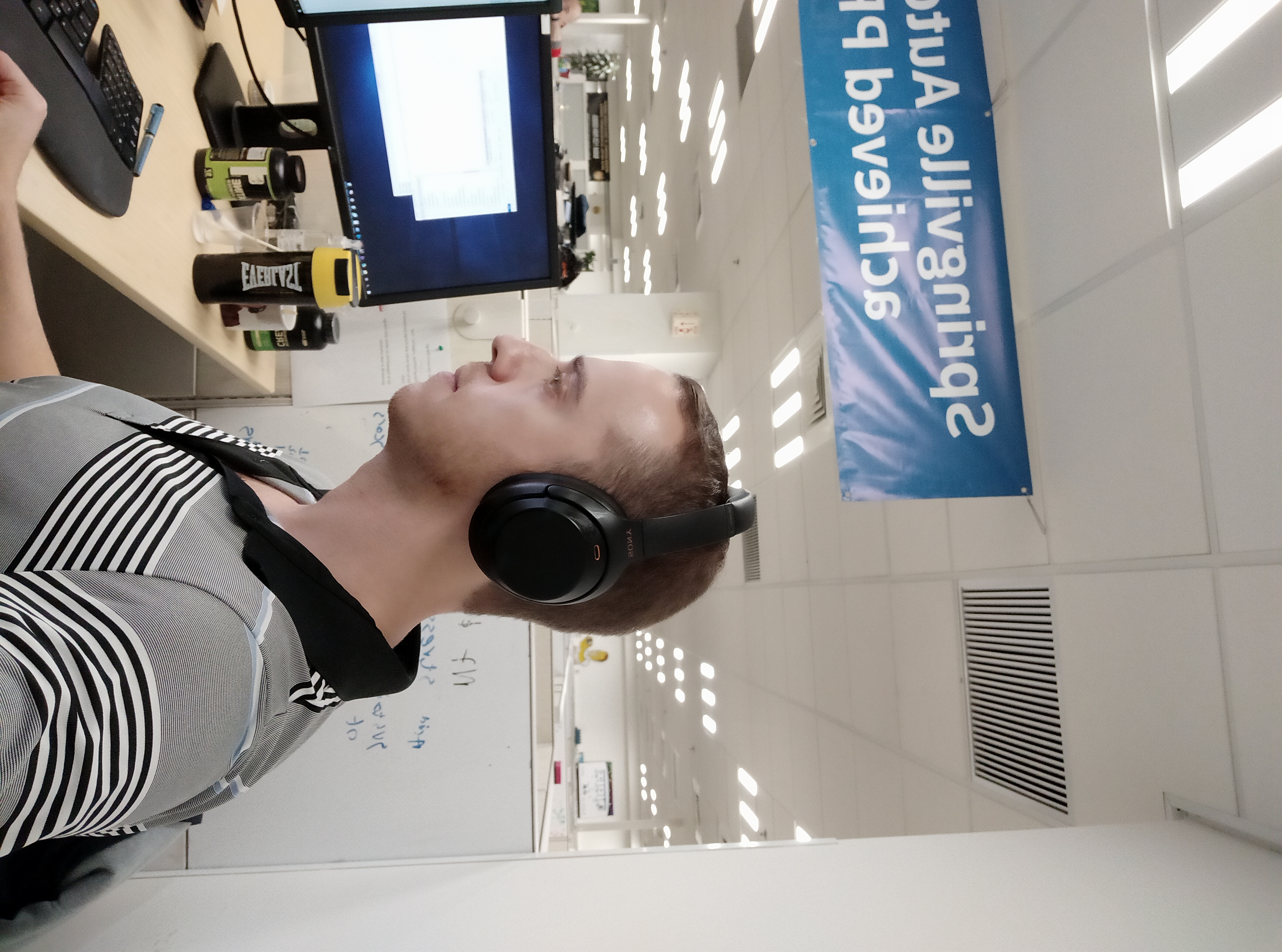 Dany Trakhtenberg working on engineering tools in a production environment